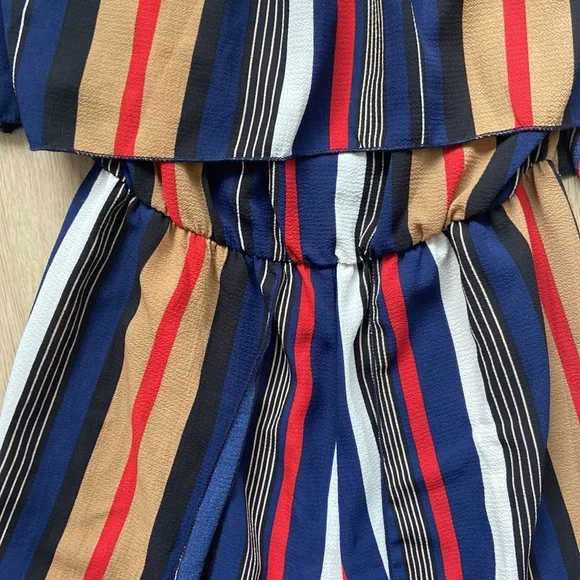 💜NWOT💜 Lani Strapless Striped Jumpsuit - Picture 6 of 9